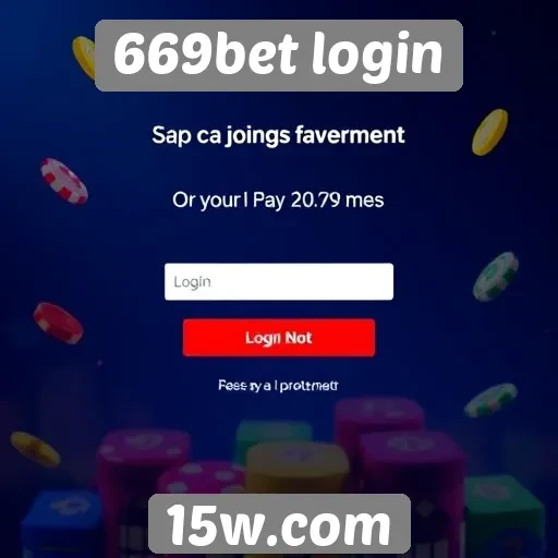 Como realizar o login no site de jogos 669bet